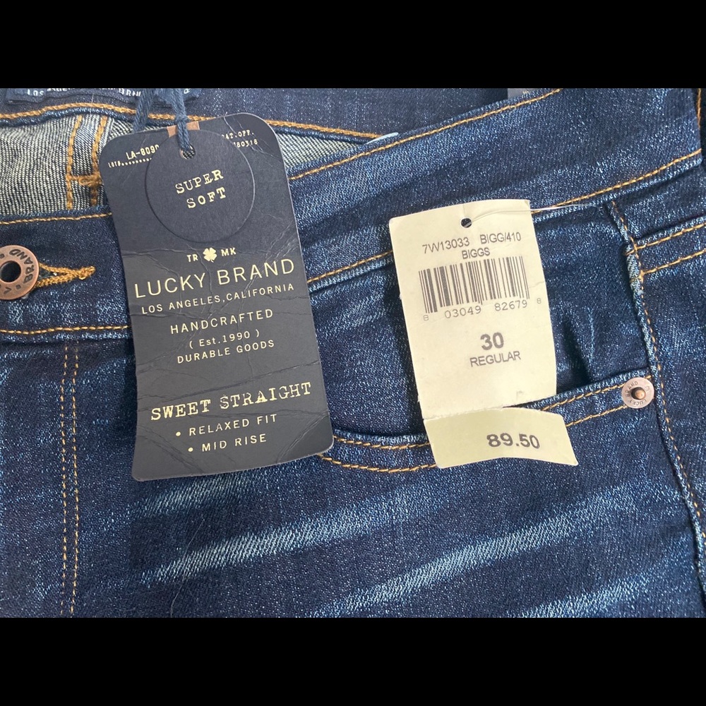 NWT Straight Leg Dark Wash Jeans